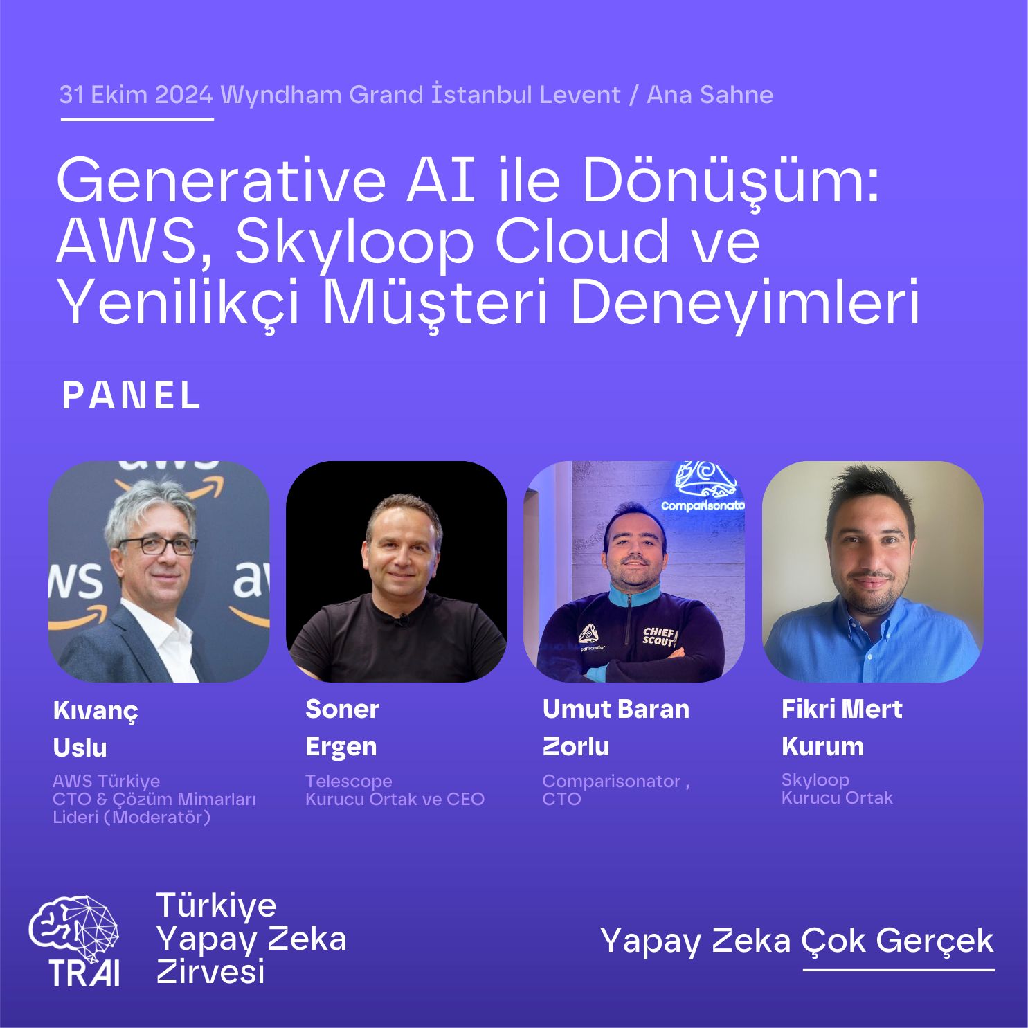 Generative AI Panel — AWS × Skyloop
